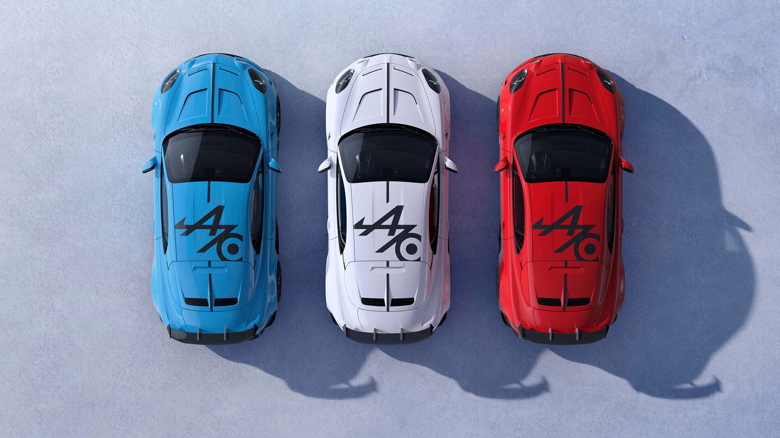 Alpine A110 R 70, top view